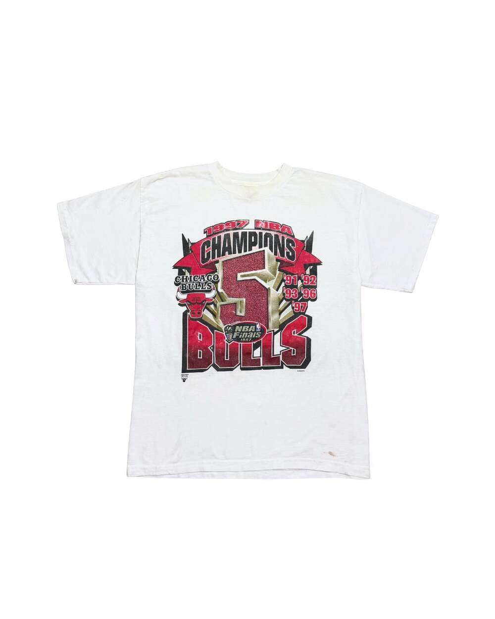 Vintage 1997 Chicago Bulls NBA Champions Finals Tee